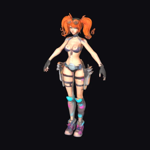 Paintball Warrior Girl