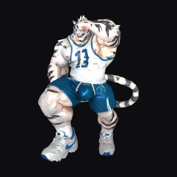 Tiger Basketball Player