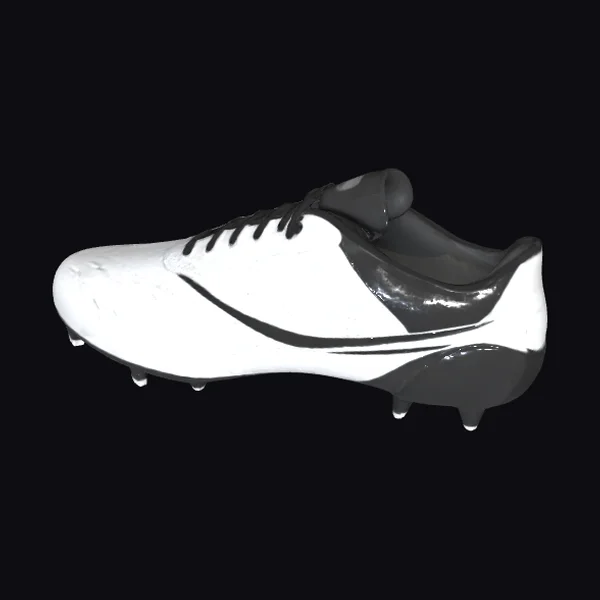 White Soccer Cleat