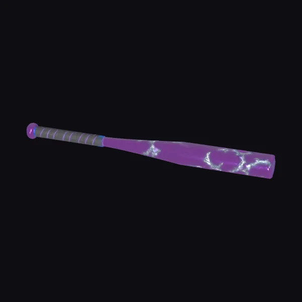 Purple Baseball Bat