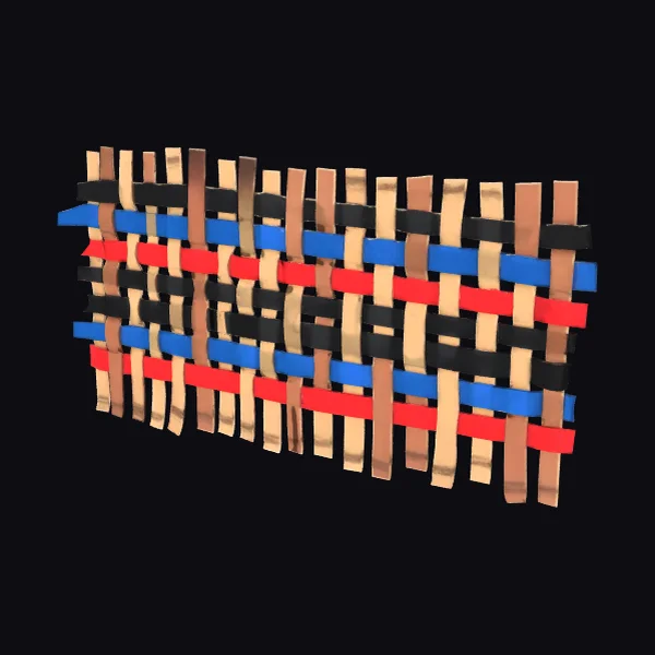 Woven Colorful Strips