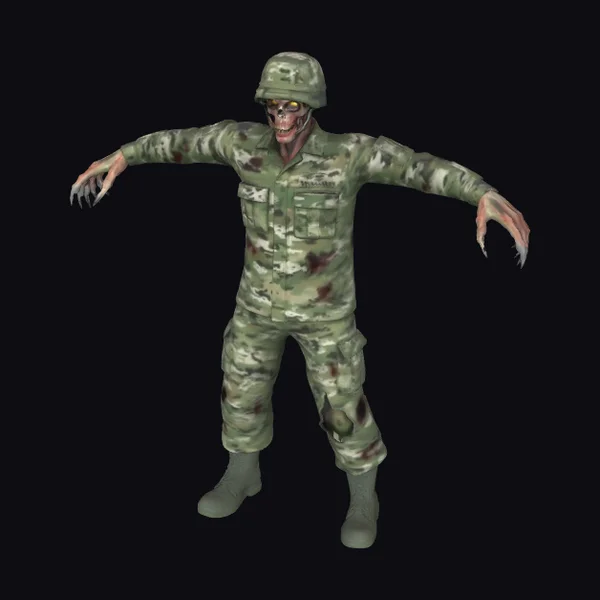Zombie Military Soldier