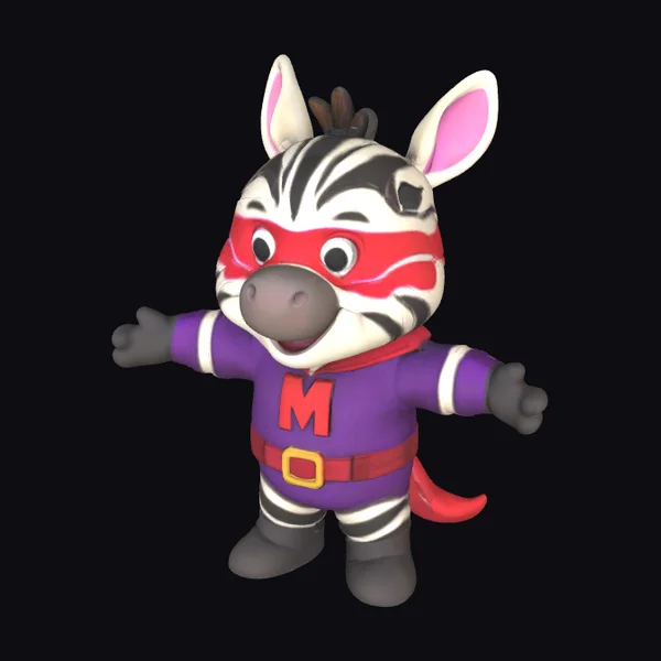 Zebra Superhero