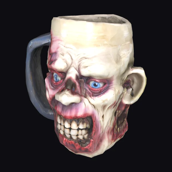 Zombie Skull Mug