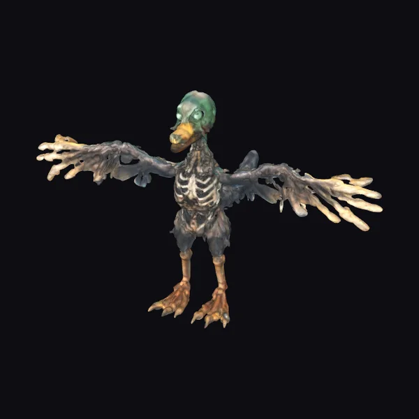 Zombie Duck Skeleton