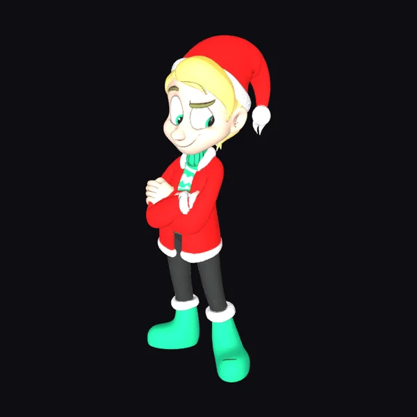 Cartoon Elf Boy