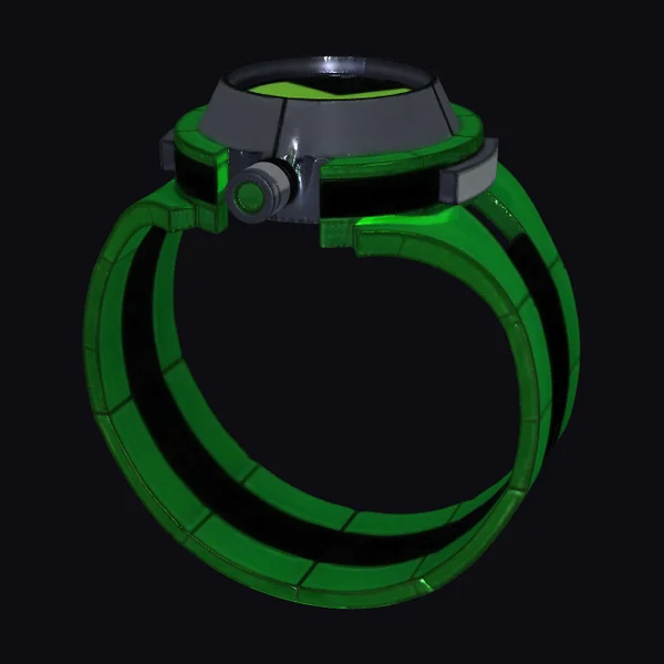 Emerald Circuit Ring