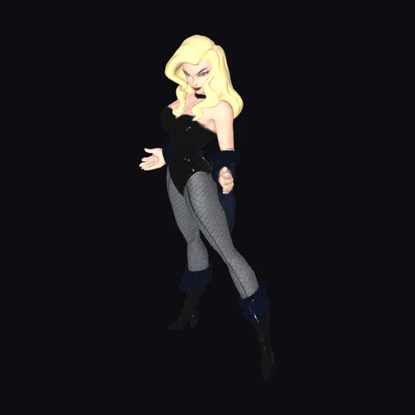 Blonde Female Cartoon Character