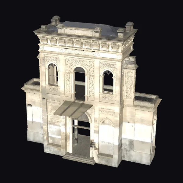 Abandoned Ornate Facade