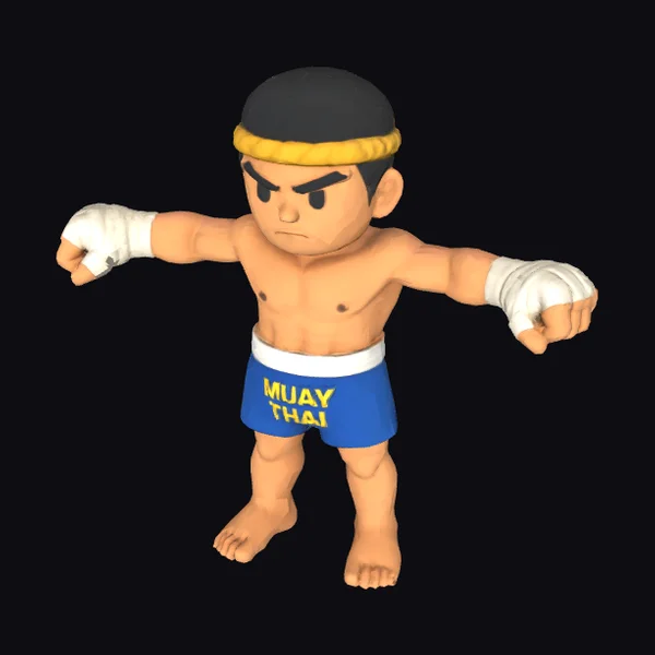 Muay Thai Fighter Boy