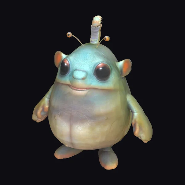 Alien Creature with Antennae