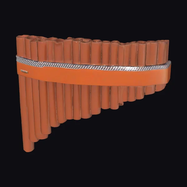 Curved Bamboo Pan Flute