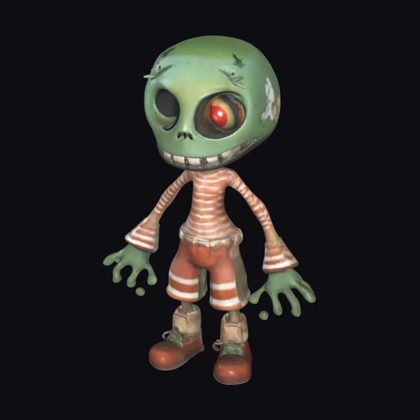 Zombie Cartoon Character
