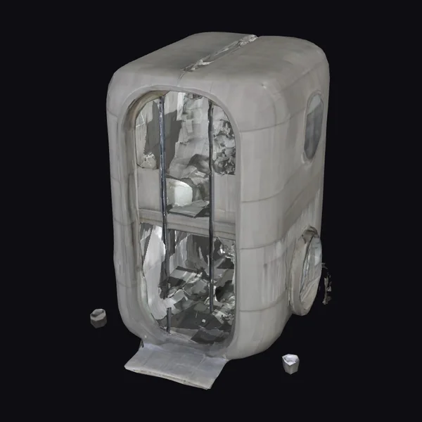 Abandoned Pod Home Interior