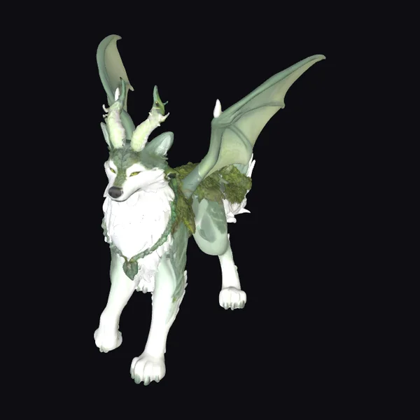 Winged Wolf Creature