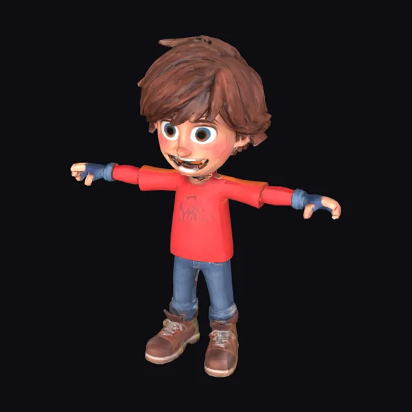 Animated Boy Character