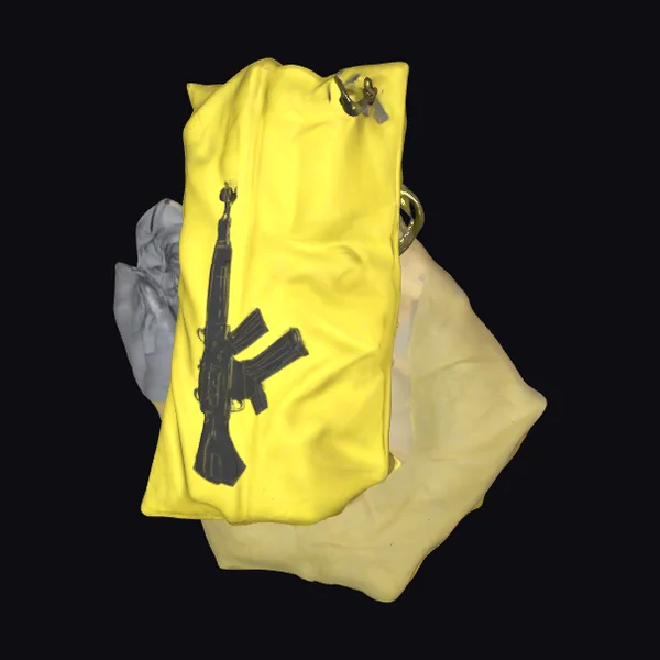 Yellow Package with Gun