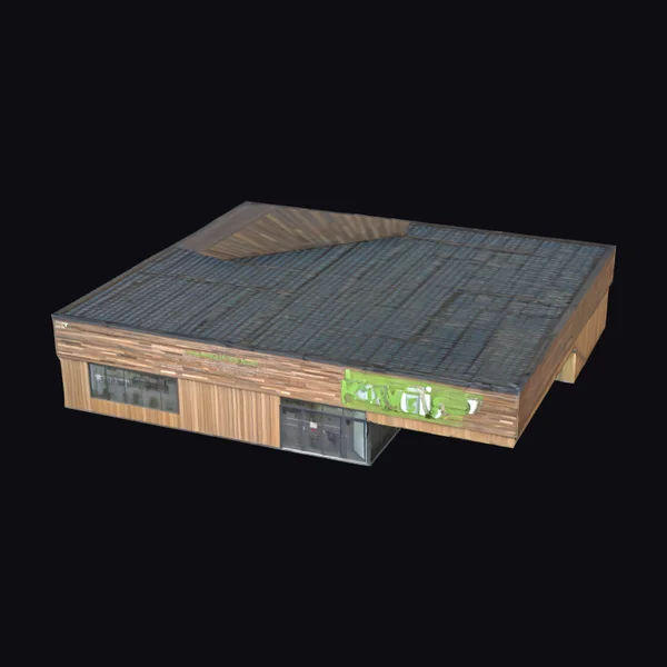 Wooden Storefront Building