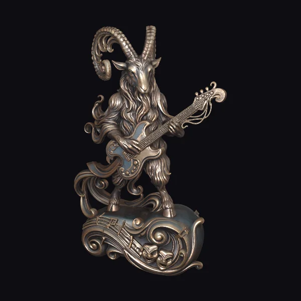 Goat Playing Electric Guitar