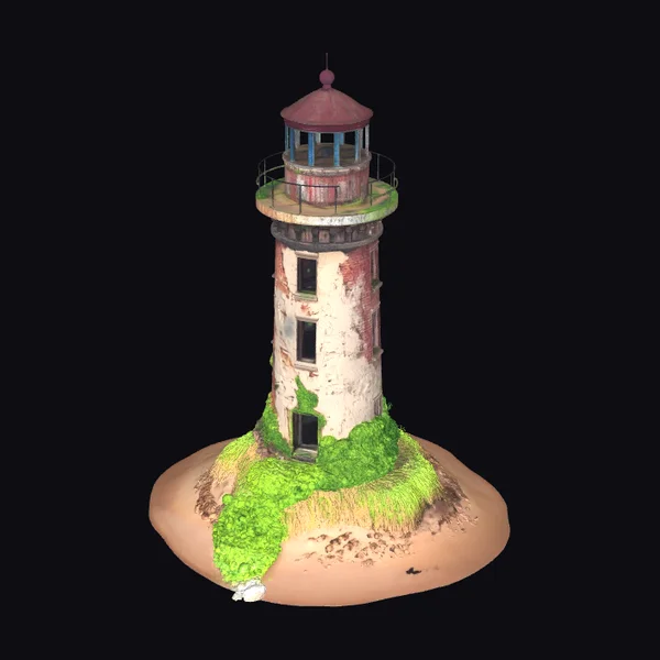 Abandoned Coastal Lighthouse