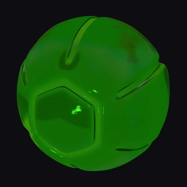 Green Rubber Dog Toy