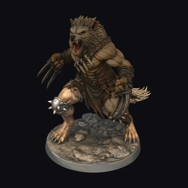 Gnoll Warrior with Claws
