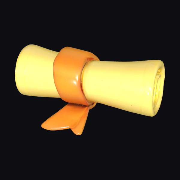 Yellow Parchment Scroll