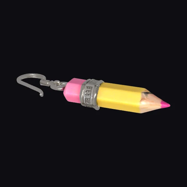 Pencil Earring Charm