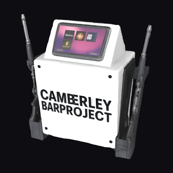 Futuristic Bar Display