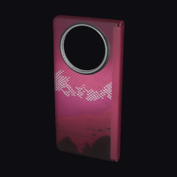Crimson Carbon Fiber Case