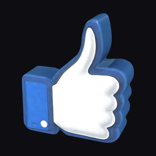 Blue Thumbs Up Icon