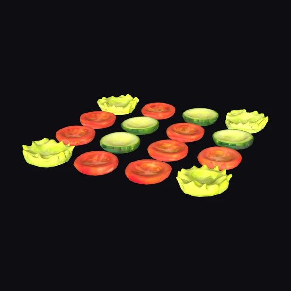 Sliced Vegetable Patterns