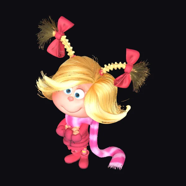 Whimsical Blonde Girl