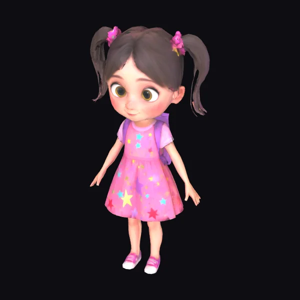 Little Starry Dress Girl