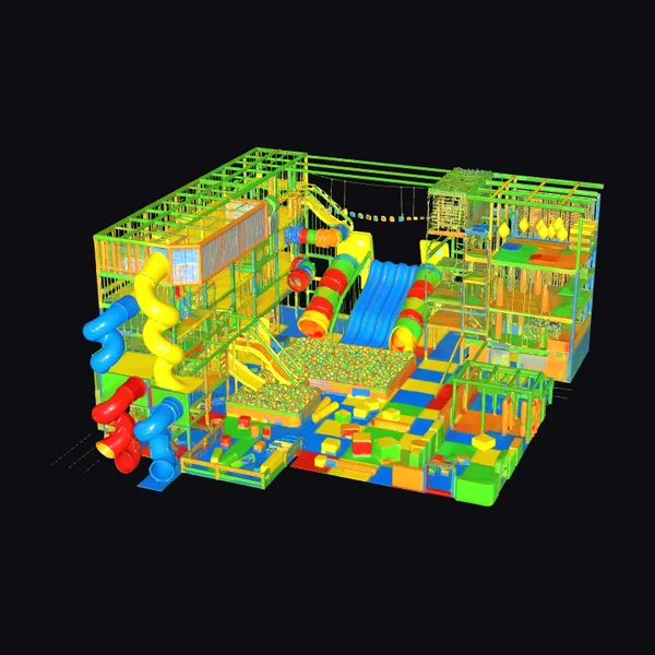 Vibrant Soft Play Structure