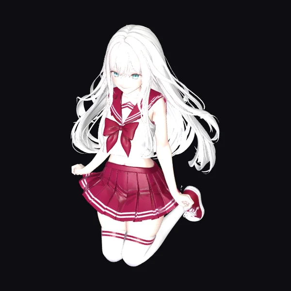 Anime Girl Sailor Outfit