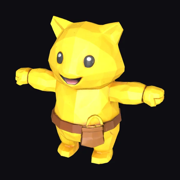 Yellow Cat Creature