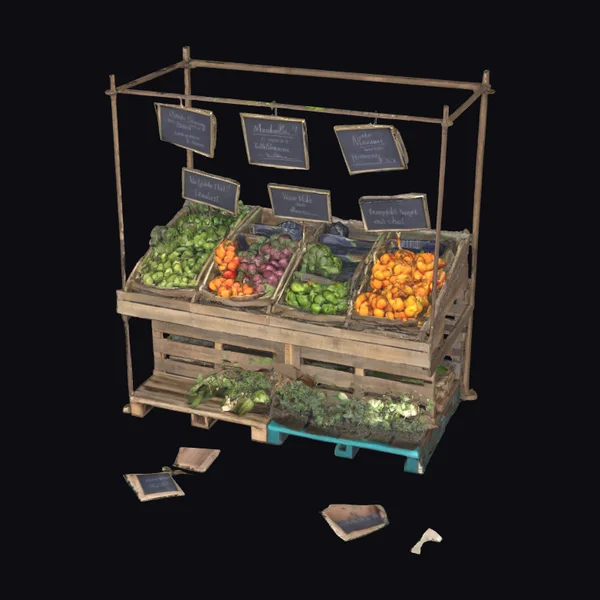 Vintage Fruit Vegetable Stand