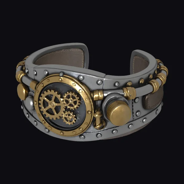 Steampunk Gear Cuff