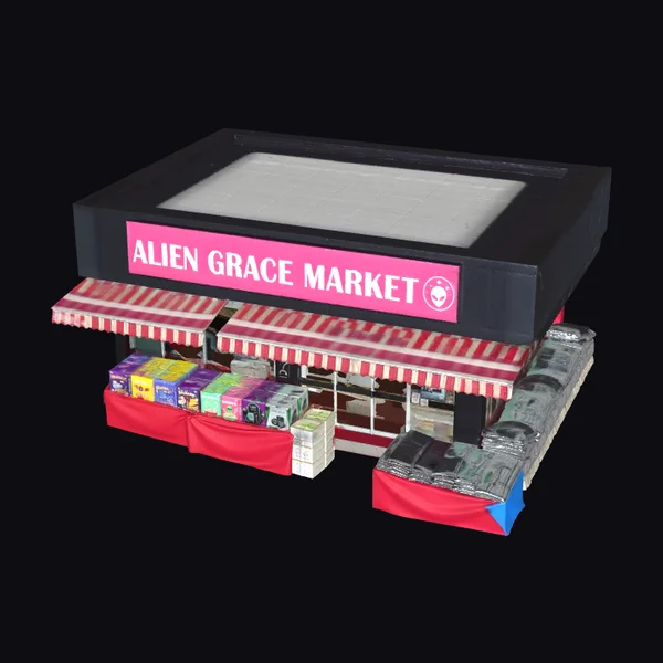 Alien Grace Market Stall