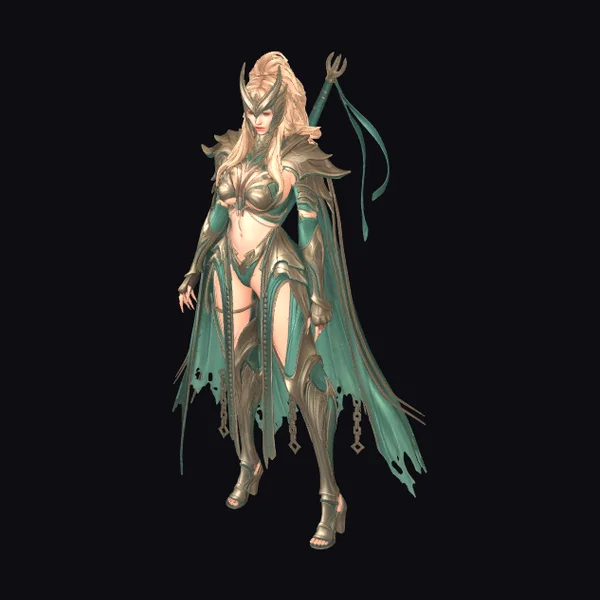 Armored Female Warrior