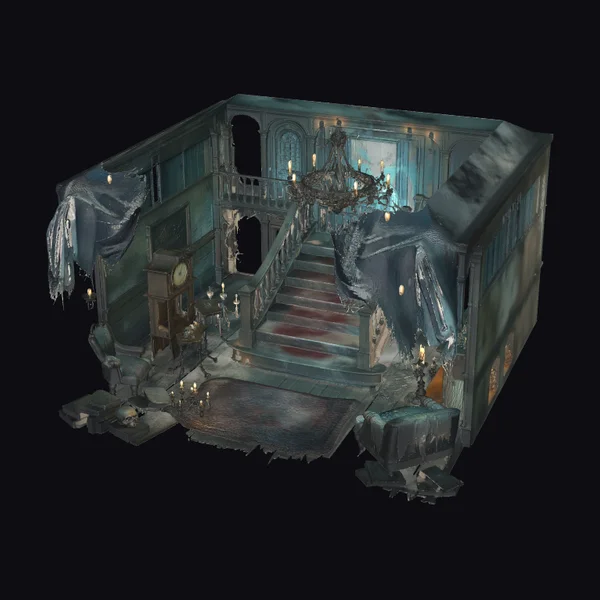 Abandoned Mansion Staircase