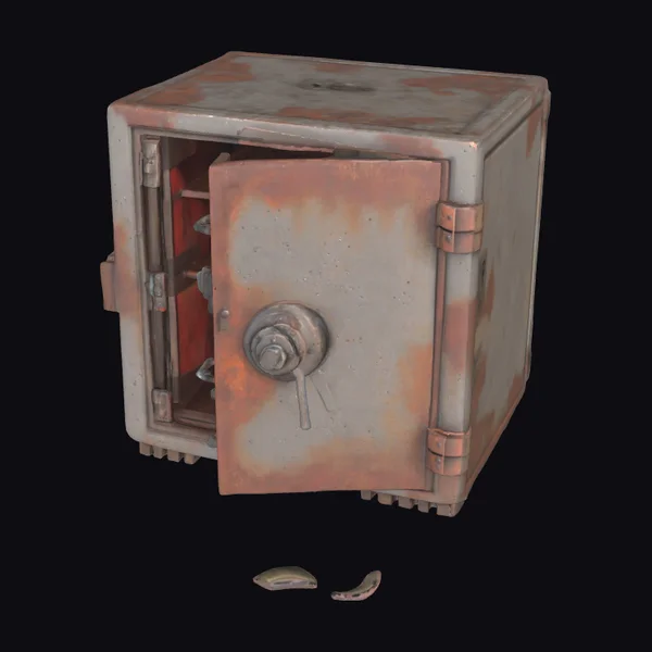 Rusty Iron Safe