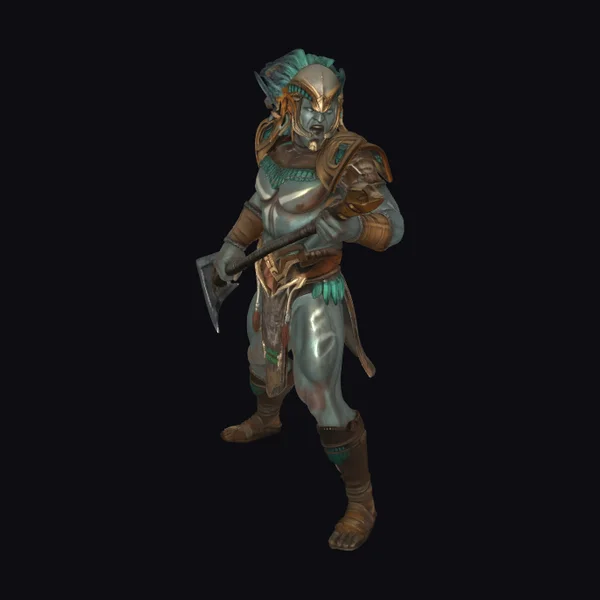 Warrior with Battle Axe