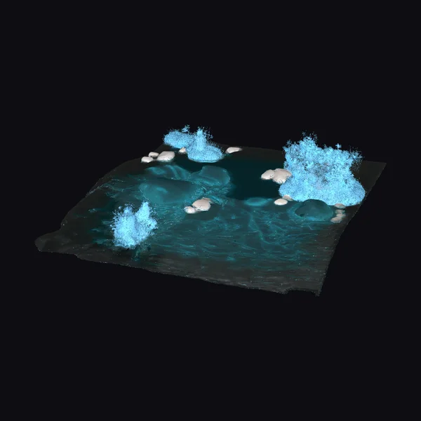 Splashing Water Effect Scene