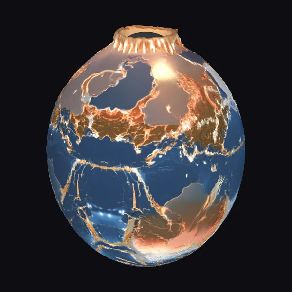 Glowing Eye of Cosmos