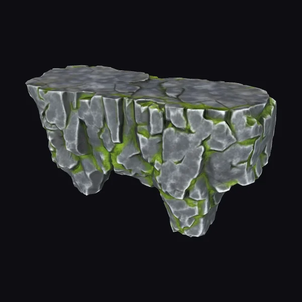 Rocky Cliff Edge Platform