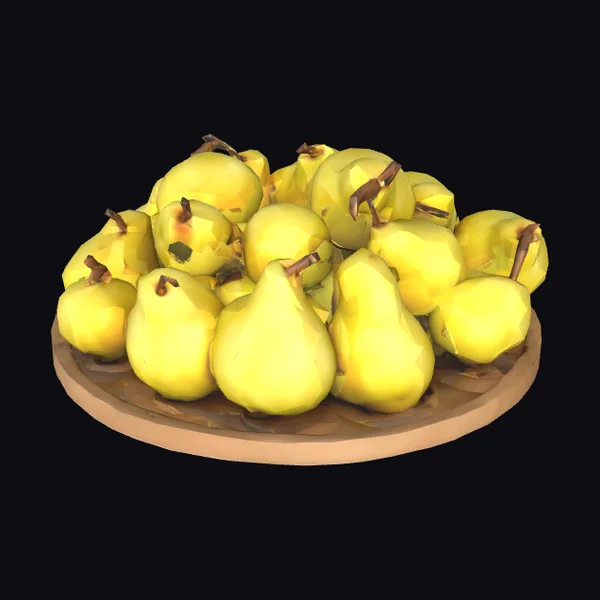 Many Yellow Pears