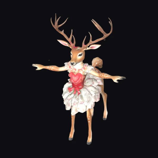 Deer in Ballet Dress
