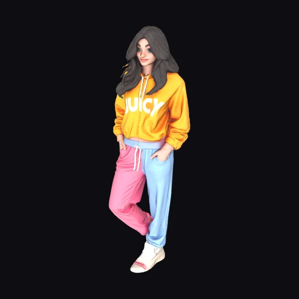 Woman in Juicy Couture